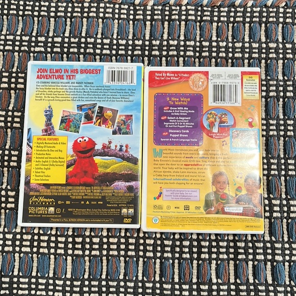 🌟SALE!  3 for $14!!🌟 Elmo and baby Einstein DVDs - Picture 2 of 3